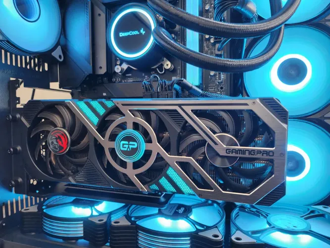 Placa de Video RTX 3070 PCYES Graffiti Series 8GB Triple-Fan (Excelente Estado)