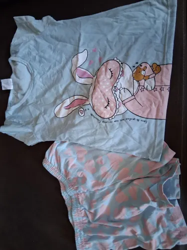 2 pijama conjunto  menina de 4 a 5 anos