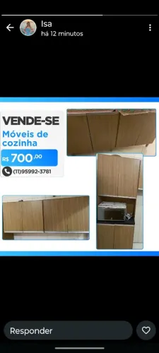 Armário de cozinha com balcão 