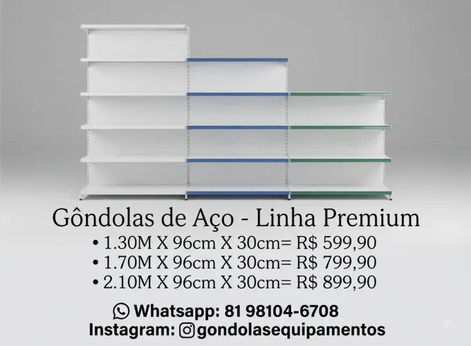 Gôndola lateral promoção