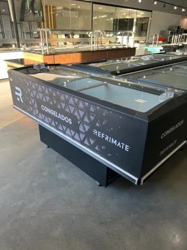 Ilha para congelados - Refrimate - Nova - Pronta entrega