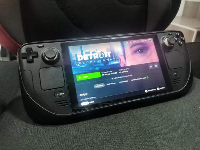 Steam Deck LCD 256 GB - Semi novo + Capa e película