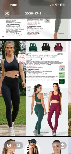 Legging shein e demilus