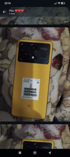 Vendo pocco x6 pro semi novo,sem marcas de uso 
