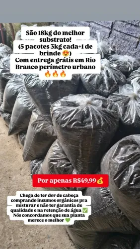 Adubo/substrato para plantas 