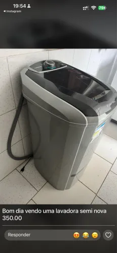 Vendo um tanquinho de lavar roupa, em perfeito estado! 