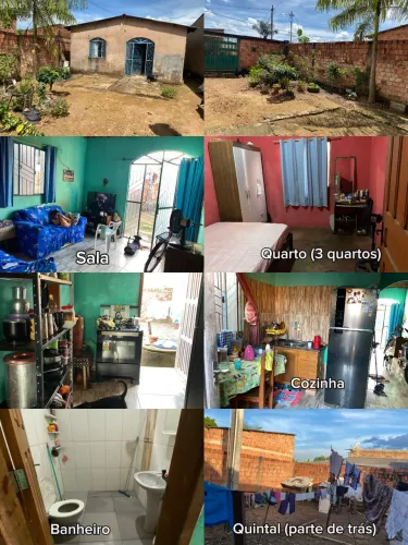 Vende-se uma casa no bairro Cidade Nova, zona sul de Porto Velho.