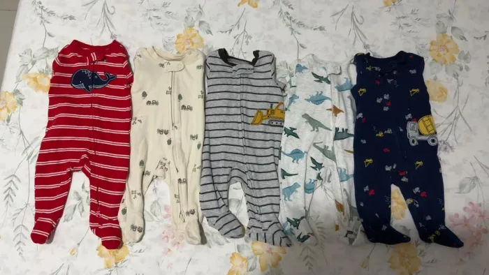 Lote macacão Carters Newborn