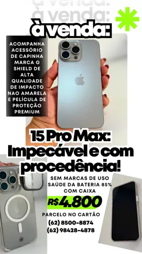 15 Pro Max impecável 