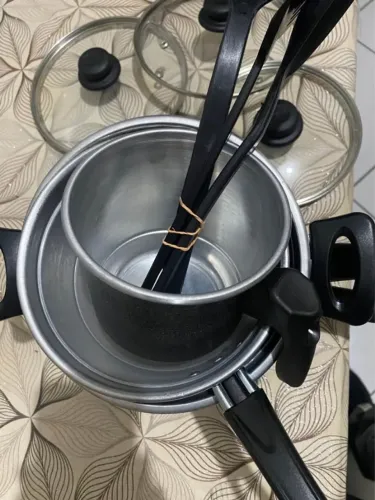 Jogos de panela 8 itens ideal para cozinhar para poucas pessoas  