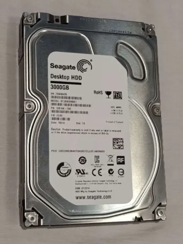 HD Seagate BarraCuda 3TB ST3000DM001 - Testado e Saudável