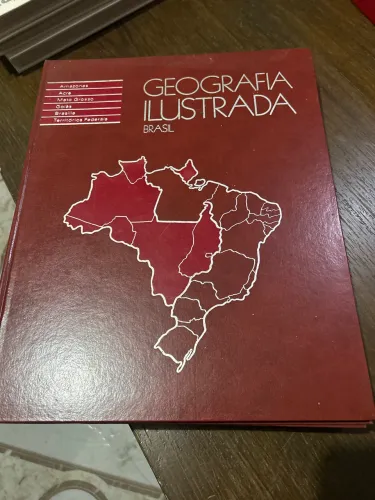 Coleção 04 Livros Geografia Ilustrada Brasil Abril Cultural
