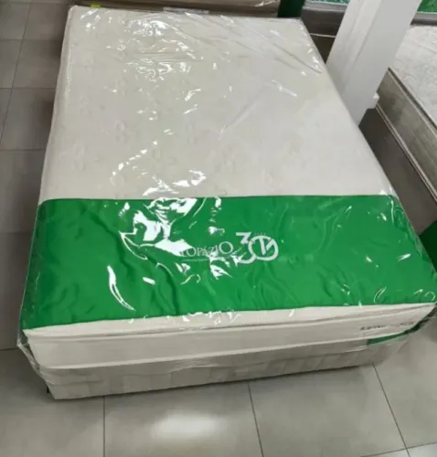 Conjunto Box de Casal Naturalle 1,38x1,88x30cm - Topázio