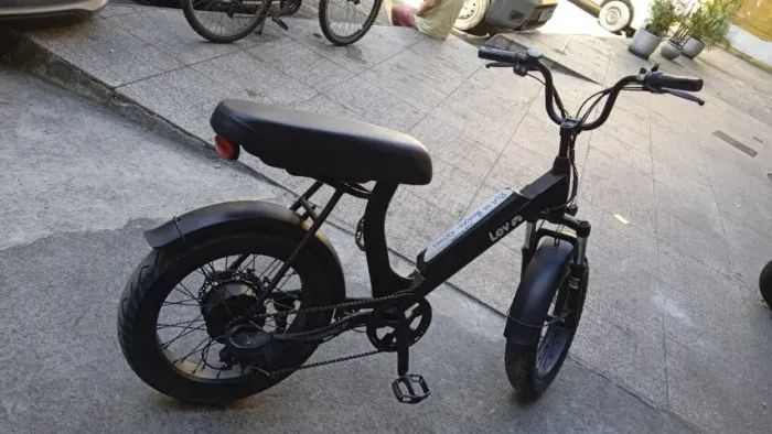 Bicicleta Elétrica Cruiser Aro 20 - Pneu Grosso | 48V Lítio | (NF e Garantia)