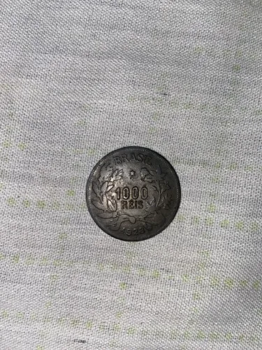 Moeda Antiga 1000 Réis (1 Mil Réis) - Brasil 1928 - Original