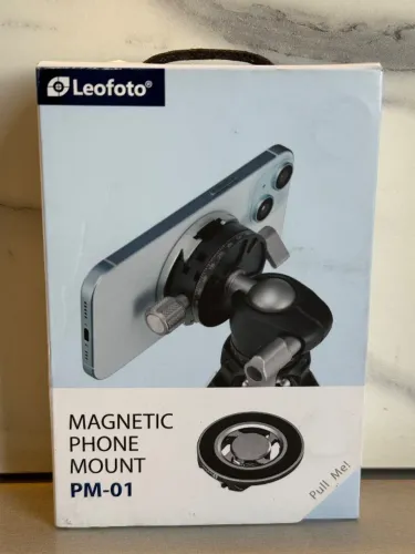 Suporte Magnético Leofoto PM-01 para Celular / MagSafe