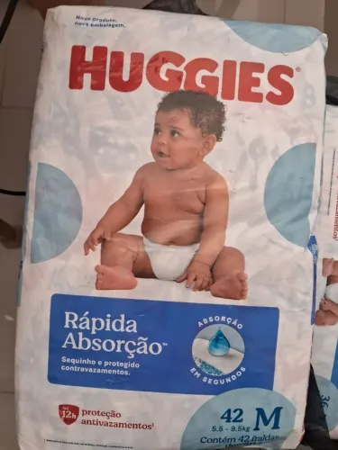 Fralda Huggies Tripla proteção M