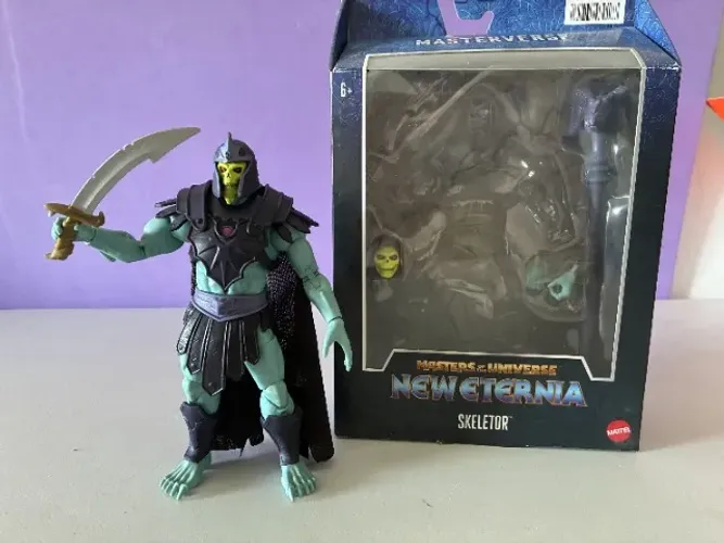 Skeletor Masters Of The Universe New Eternia MOTU boneco action figure esqueleto
