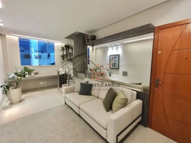 Cobertura com 2 quartos à venda, 130 m² por R$ 1.080.000 - Castelo - Belo Horizonte/MG