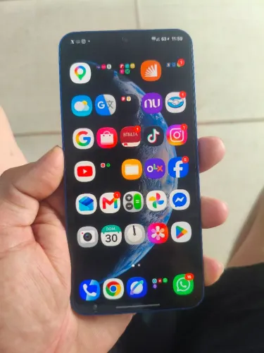 Samsung Galaxy S25 Plus Azul (Impecável) Leia todos Anúncio ?