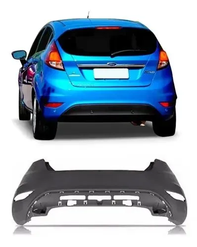 PARACHOQUE traseiro new fiesta- original/ impecável -cor azul $ 169,00