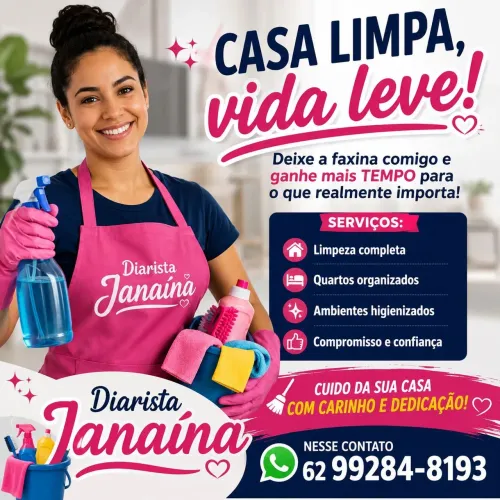 Faxina a domicílio..