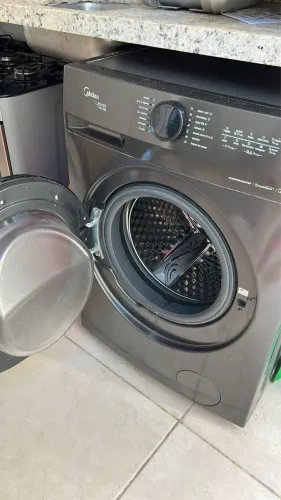 Máquina lava e seca midea com defeito rolamento