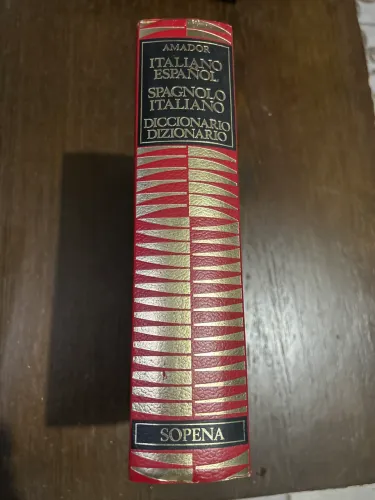 Emilio M. Martínez Amador Diccionario Italiano Sopena (Usado