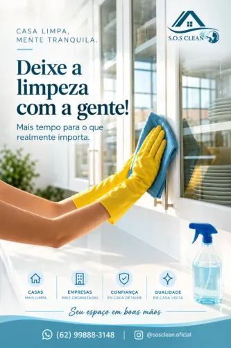 ? Deixe a limpeza por nossa conta! ?