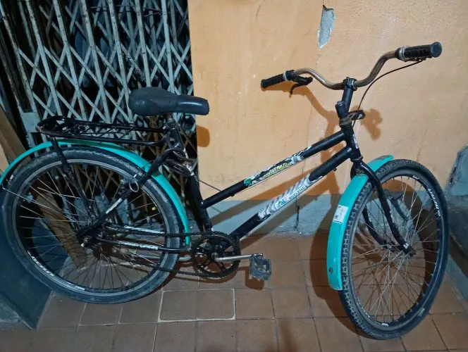 Bicicleta barra forte