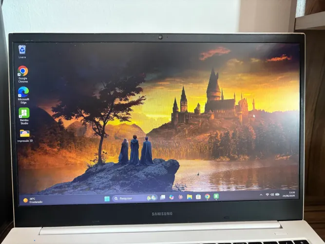 Notebook Samsung Book E20 - 12GB RAM, SSD, Ótima Bateria