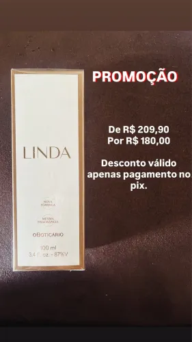 Linda Desodorante Colônia 100Ml