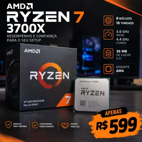 Processador Ryzen 7 3700x