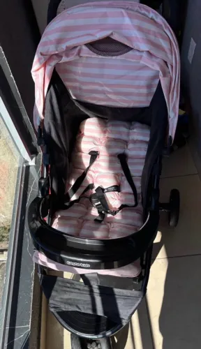Carrinho+bebê conforto cosco kids