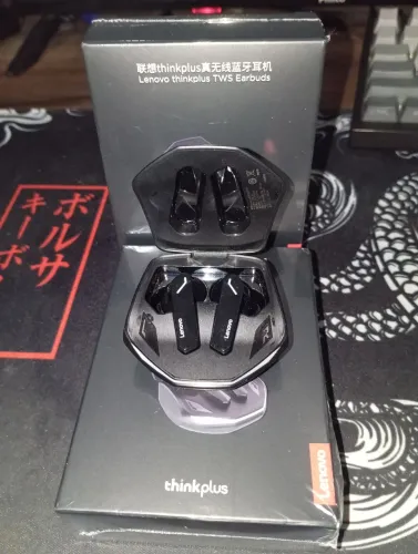 Fone bluetooth lenovo gm2 pro - preto