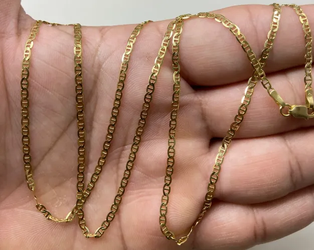 Cordão de ouro 18k 6g 60cm