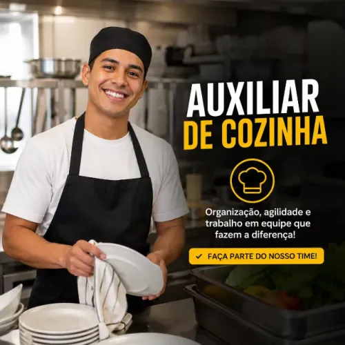 Auxiliar de Cozinha