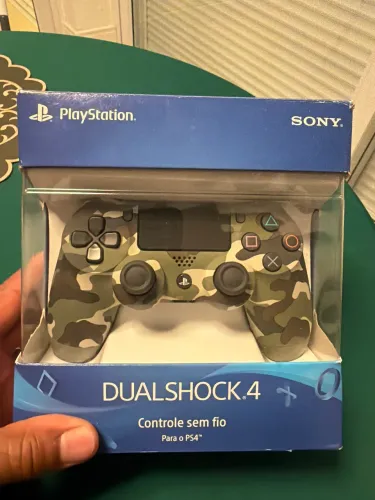 Controle Playstation 4 camuflado novo