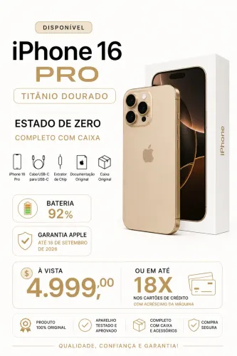 IPHONE 16 PRO seminovo