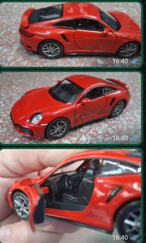 Miniatura de Porsche metal 10cm