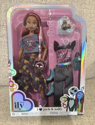 BONECA BARBIE ILY JACK E SALLY DISNEY STORE. RARA LACRADA NOVA