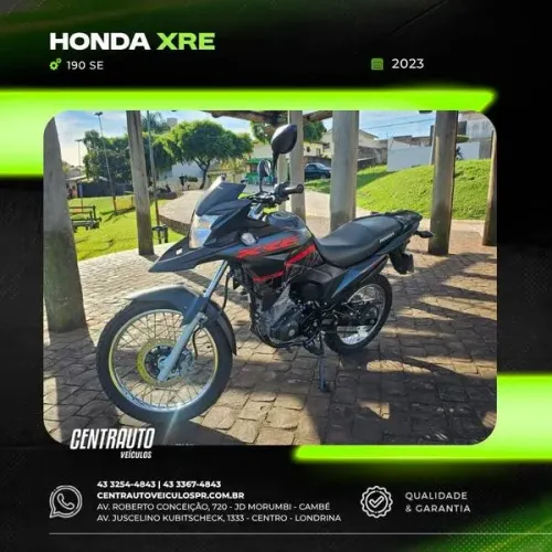 HONDA XRE 190 SE 2023