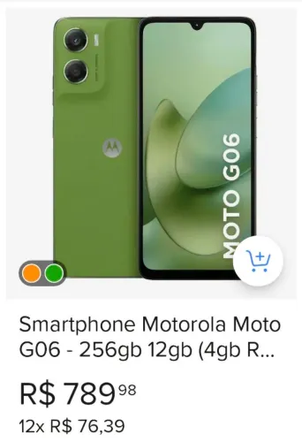 Celular Motorola G06