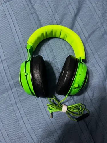 Fone Gamer Razer Kraken Verde P2 Original Com Microfone - Usado