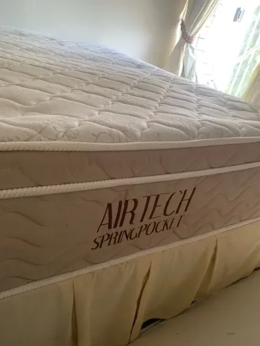 Cama box casal semi nova