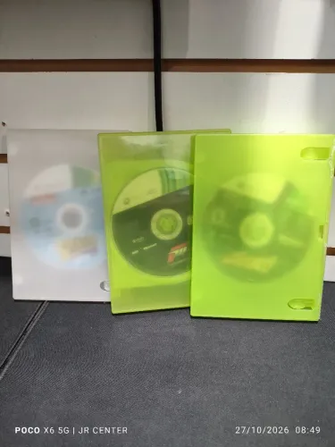 Lote 3 Jogos Originais Xbox 360 - Forza 4 + Bob Esponja + Kinect Adventures