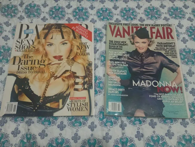 Madonna Revistas Bazaar & VanityFair