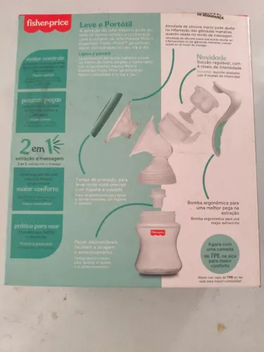 Extrator de leite manual da fisher-price