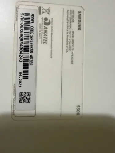 Notebook Samsung 