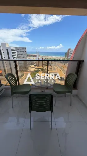 Armação | Studio 20 m² | Vista mar | Mobiliado | 1 vaga | Total Conforto e Segurança